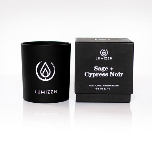 Sage and Cypress Noir Candle